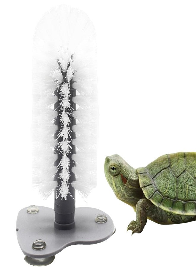 DoubleWood Turtle Brush with Suction Cup for Tank, Turtle Toys for Aquatic Tank, Turtle Tank Accessories, Turtle Scratcher for Tank Aquatic Turtle Toys - Image 1
